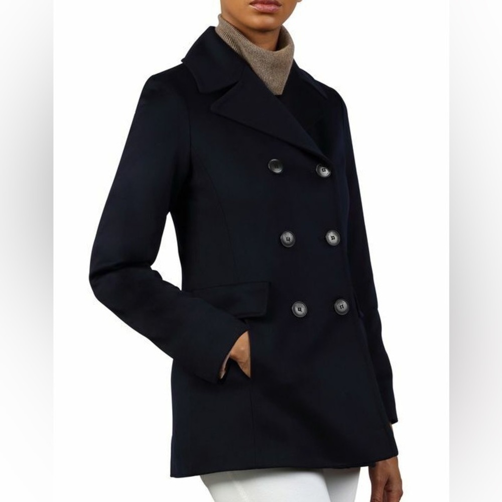 FLEURETTE Reese Double Breasted Wool Coat‎